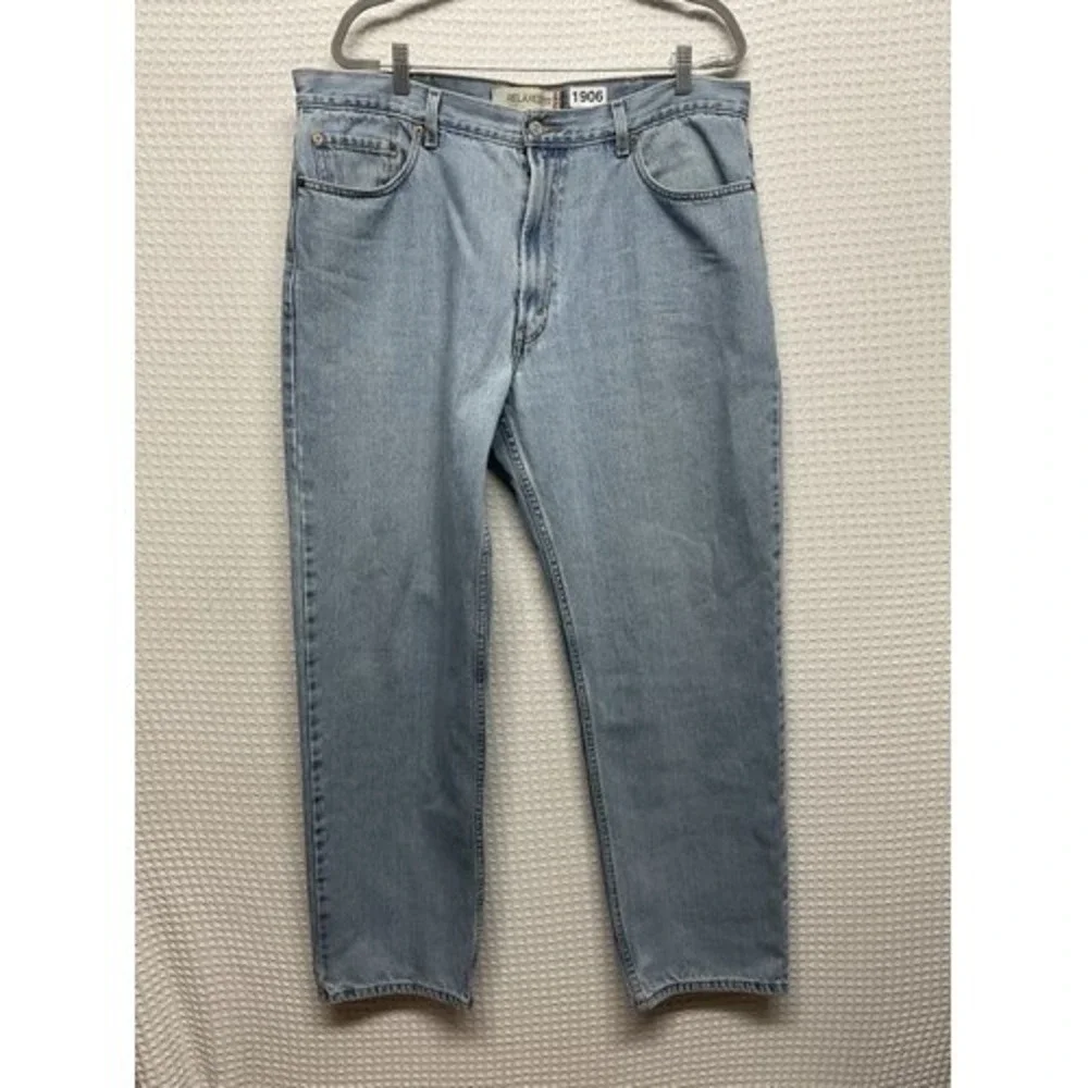 Levi's 505 Regular Fit‎ Blue Light Wash Mid Rise Denim Jeans Men 40x30 India